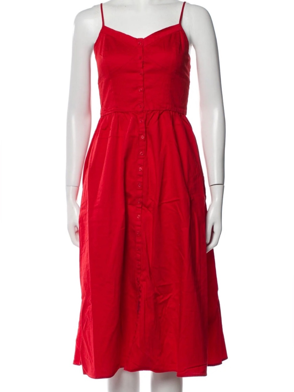 Maje Red Midi Dress